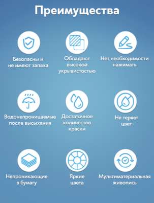 Акриловые фломастеры 48шт в Нижнем Новгороде фото 4