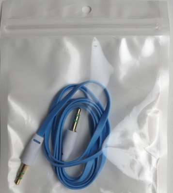 Кабель AUX 1м. Новый jack3,5