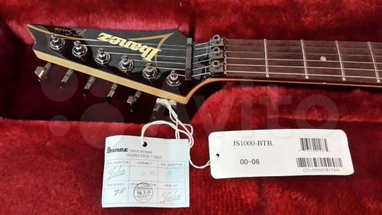 Гитара электро Ibanez JS 1000 - BTB (Япония) в Москве фото 3