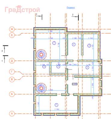 Продам многомнатную квартиру в Вологда.Жилая площадь 122  кв.м.Этаж 1.Дом кирпичный. в Вологде фото 3