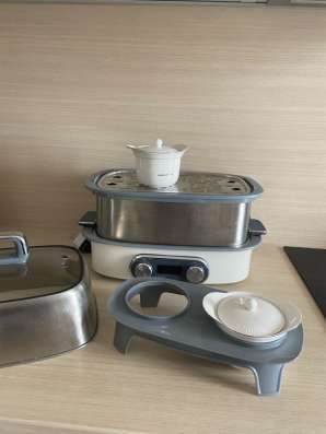 Пароварка электрическая Morphy Richards, белая в Москве фото 9