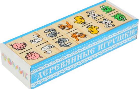 Детское лото со зверятами