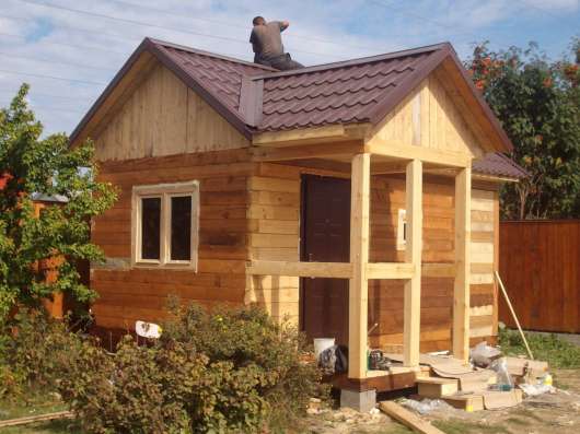 Проект бани из бруса 3x4 в Москве фото 3