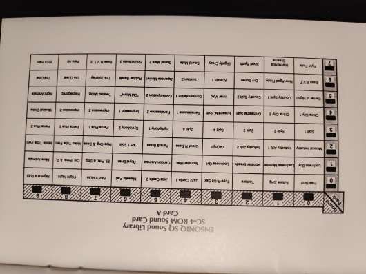 Ensoniq ROM Card SC-4 (для SQ-1) в Москве фото 3
