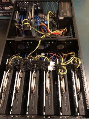 Ферма на базе 7-ми Radeon RX 580 8GB в Москве фото 5