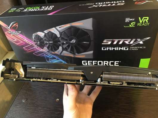 Видеокарта Asus GTX 1070 OC Strix 8gb в Москве фото 3