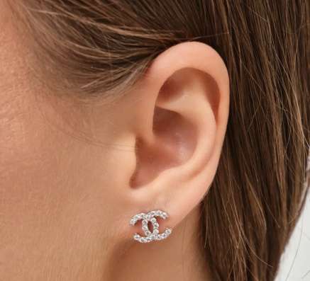серьги chanel
