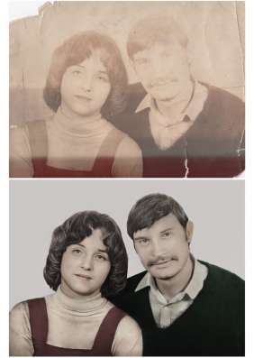 Реставрация фотографий, ретушь и колоризация в Москве фото 8