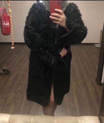 Шуба козья женская
