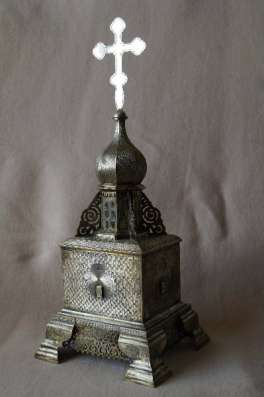 Старинная серебряная Дарохранительница. мастерская "НИ"