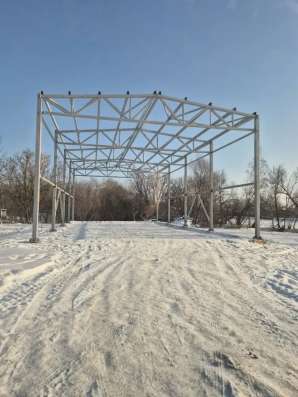 Каркас здания 12х24х6 ангар б/у в Москве фото 3