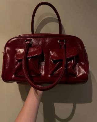 Сумка бордовая