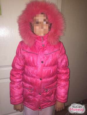 Зимняя куртка на девочку 8-10лет