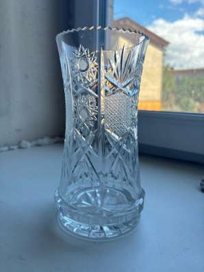 Ваза хрустальная винтаж