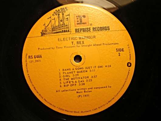 Пластинка виниловая T. Rex - Electric Warrior в Санкт-Петербурге фото 6