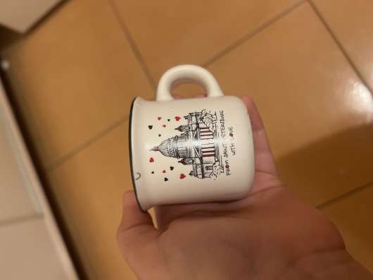 Чашка сувенир из Питера
