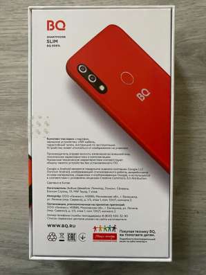 Смартфон BQ Slim 2/16Gb, 6061L, синий в Мытищи фото 4