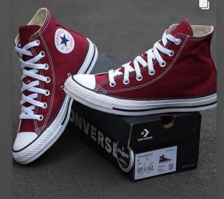 Черные высокие Converse фото 5