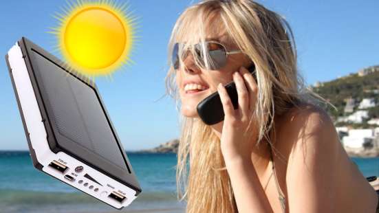 Зарядное устройство Power Bank солнечный