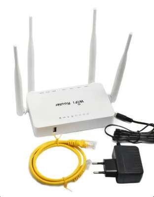 Роутер WiFi ZBT WE1626 с разъёмом под модем, маршрутизатор