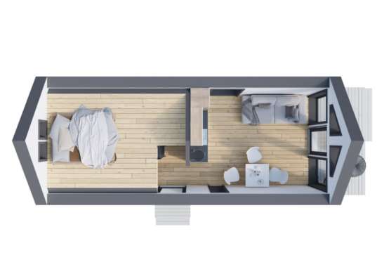 Modulaire woning 38 m² met terras фото 8