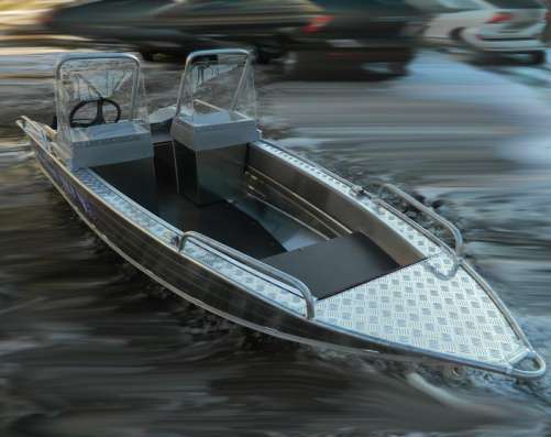 Купить лодку Wyatboat-390 У с консолями в Иванове фото 7