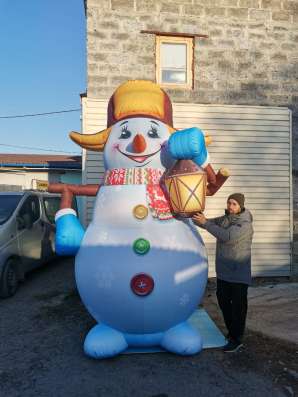 Новогодние надувные фигуры в Ростове-на-Дону фото 7