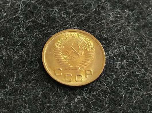 3) 1 копейка 1954 года. unc. Штемпельный блеск! в Москве