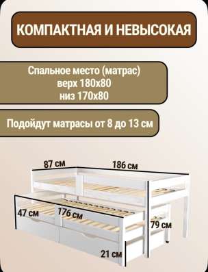 Продаю кровать с ящиками в Калуге фото 5