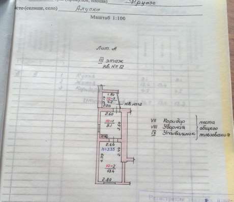 Продам однокомнатную квартиру в г.Ялта.realty_mapper2.living_space_squareЭтаж 2. в Ялте