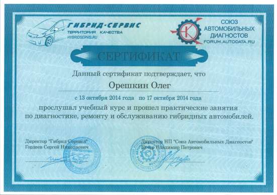 Ремонт и обслуживание гибридных автомобилей. Ремонт гибридов в Севастополе