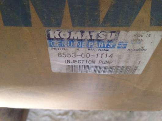 Топливные насосы ТНВД komatsu KFE6S135R-1 в Москве фото 10