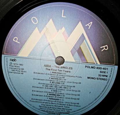 ABBA ‎– The Singles (The First Ten Years) в Санкт-Петербурге фото 8