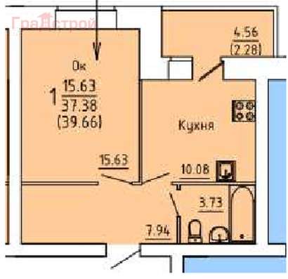 Продам однокомнатную квартиру в Вологда.Этаж 6.Дом кирпичный.Есть Балкон.