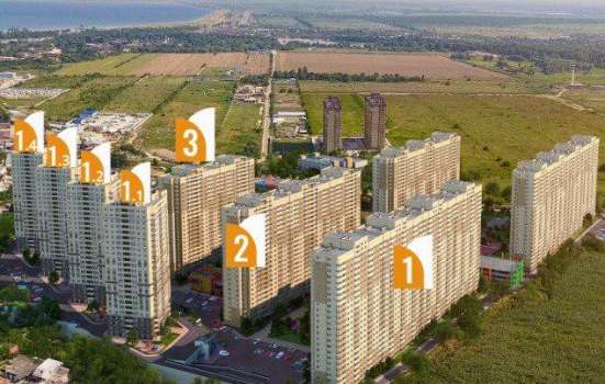 Продам однокомнатную квартиру в Краснодар.Жилая площадь 48  кв.м.Этаж 23.Дом кирпичный.