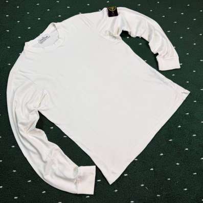 Лонгслив Stone island белый