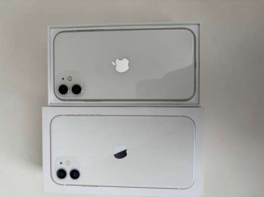 iPhone 11,белый,б/у в упаковке