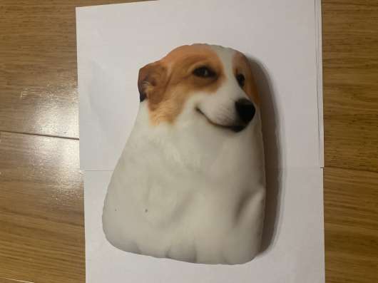 Подушка собачка Мемасик