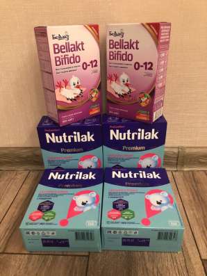 Детские смеси Bellakt и Nutrilak в Калуге