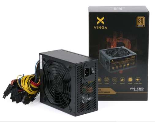 Блок питания Vinga Vps-1350w, новый в упаковке