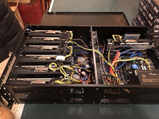 Ферма на базе 7-ми Radeon RX 580 8GB в Москве фото 3