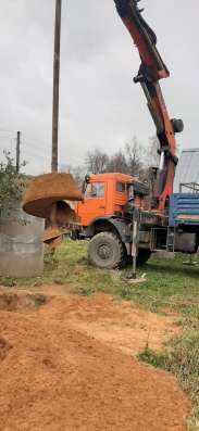 Камаз вездеход с краном (кму) и буром в Боровичах фото 5