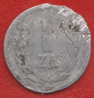 Польша 1 злотый 1949 г. алюминий
