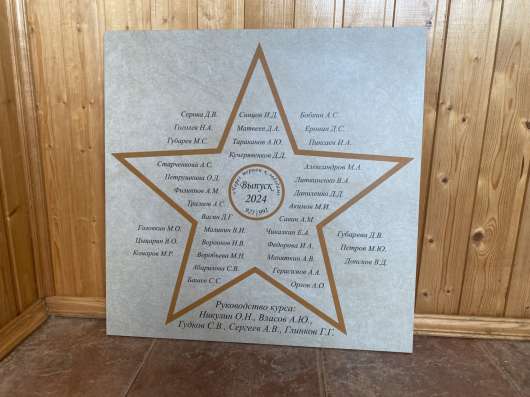 Изготовление выпускных школьных звёзд в Москве фото 7