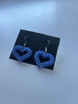 сережки из бисера
