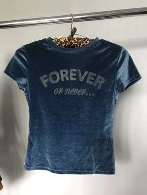 Футболка велюровая h&m