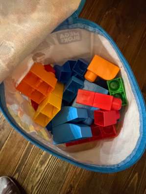 Mega Bloks First Builders — 80 блоков + сумка