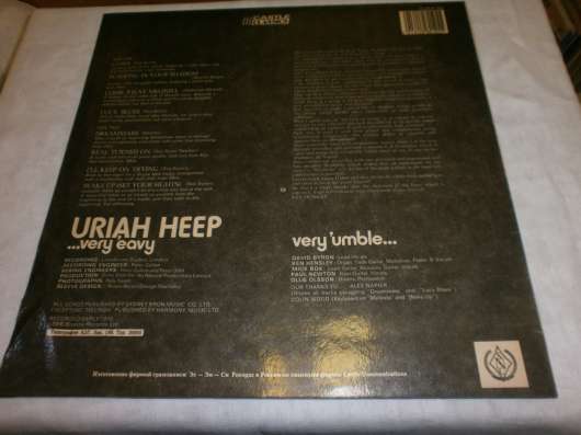 URIAH HEEP ...very eavy ...very umble. NM! SNC Пластинки в Кургане фото 6