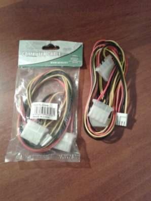 Разветвитель питания 3хMolex - Floppy 4p