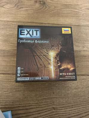 Настолка-квест EXIT. Гробница фараона в Москве